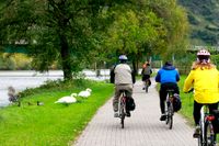 Radfahrer Moselradweg