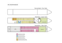 MS NORMANDIE Schiffsplan